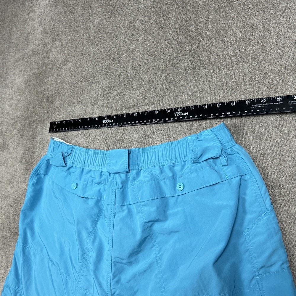 AFTCO Shorts Mens Performance Fishing 40 6" Inseam Blue Nylon Elastic Waist - Picture 6 of 8